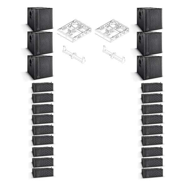 NEXT Line Array System LA26 9x3 aktiv