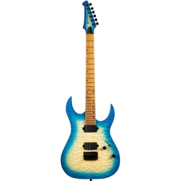 SPIRA Guitars S-500 Trans Aqua Blue