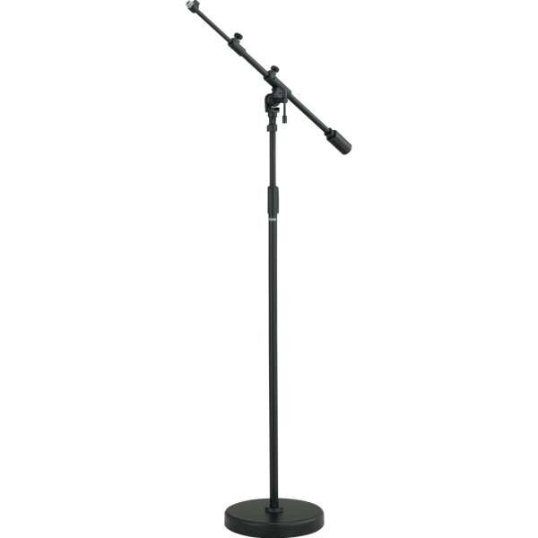 TAMA MS736RBK Iron Works Studio Series Teleskopausleger Mikrofonständer - Runder Sockel
