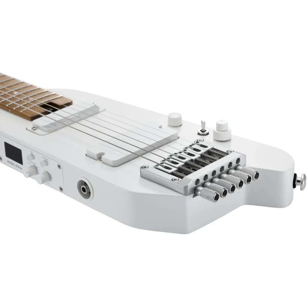 Donner HUSH-X PRO Silent E-Gitarre white | HotSound-Store