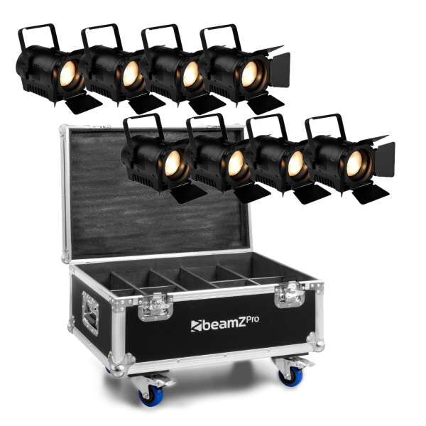BeamZ BTK050Z-3 - Mini LED Fresnel Scheinwerfer Tourset mit Case