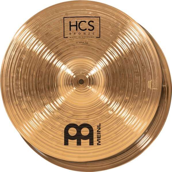 Meinl HCSB15H Cymbal 15" HiHat Becken HCS Bronze