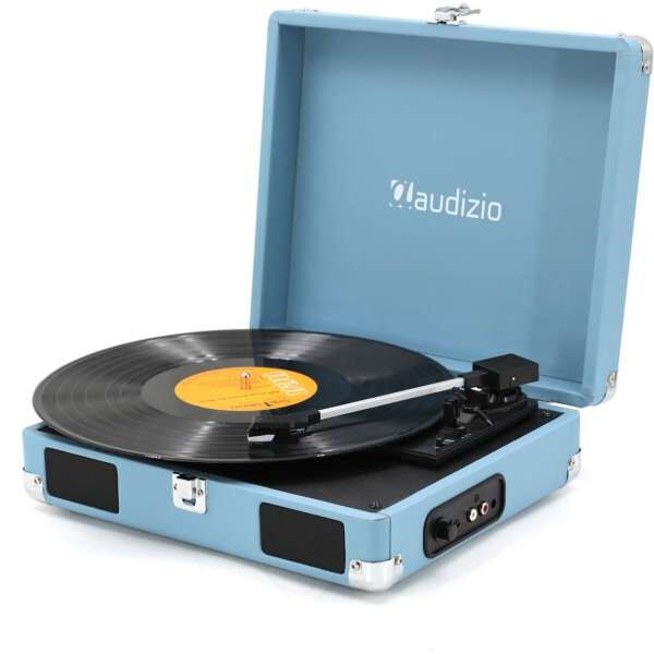 Audizio RP111BL Plattenspieler im Aktenkoffer-Format Blue
