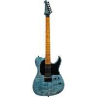 SPIRA Guitars T-450 Transparent Blue