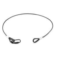 BeamZ Safety SAF65 Blackline - 5mm / 95cm Sicherungsseil 65kg