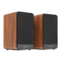 Audizio BS10 Aktives Regallautsprecher Set mit HDMI / Bluetooth 80W Wood