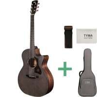 Tyma TG-2E BKS Westerngitarre black