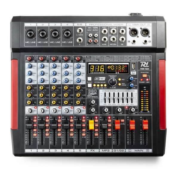 Power Dynamics PDM-T604 Mischpult mit DSP/MP3