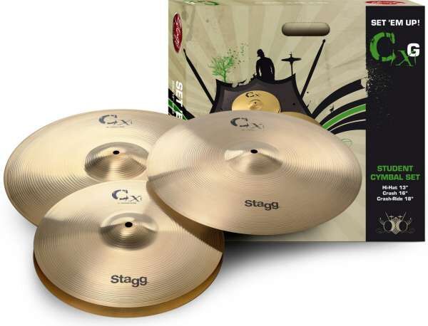 Stagg CXG Set Messing Beckensatz Pro