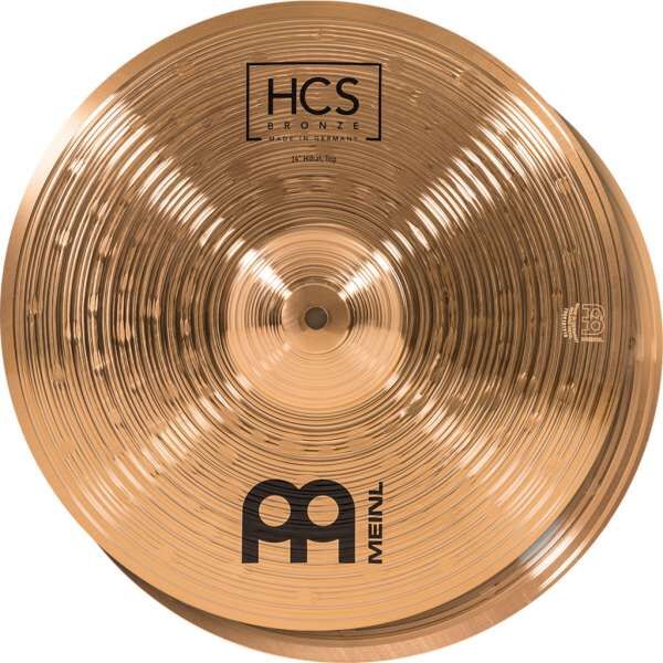 Meinl HCSB14H Cymbal 14" HiHat Becken HCS Bronze