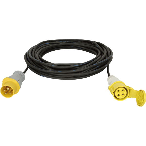 DAP CEE Motor-Verlängerungskabel 20m - CEE 4P 16A Gelb