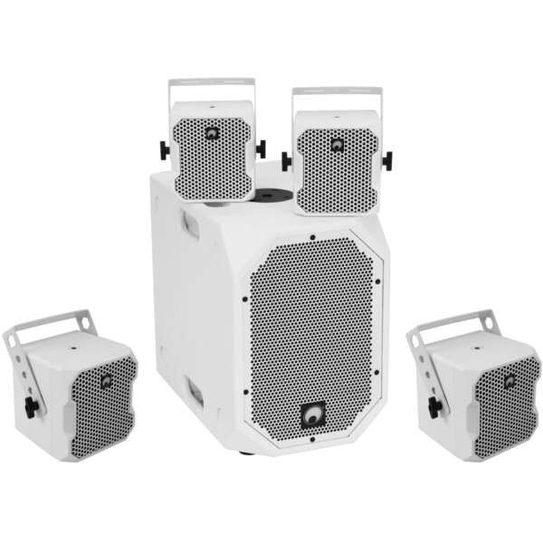 OMNITRONIC Set BOB-10A ws + 4x BOB-4 ws