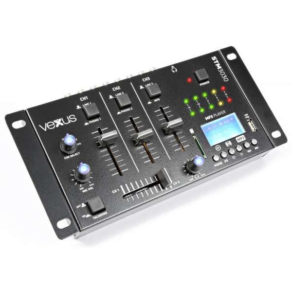 Vexus STM3030 4-Kanal Mixer USB/MP3/BT/REC