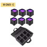 BeamZ BBP94W Akku Uplighting Set 6