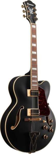 Ibanez AF75G-BKF Artcore Expressionist E-Gitarre Black Flat