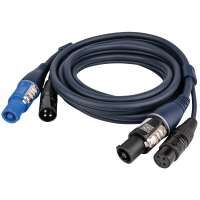 DAP Hybrid Cable - powerCON / XLR Audio 3m