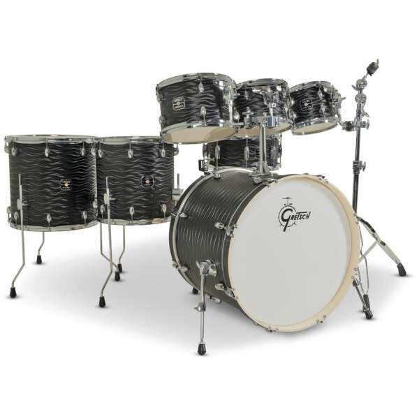 Gretsch Drumset Energy Mega Black Flame