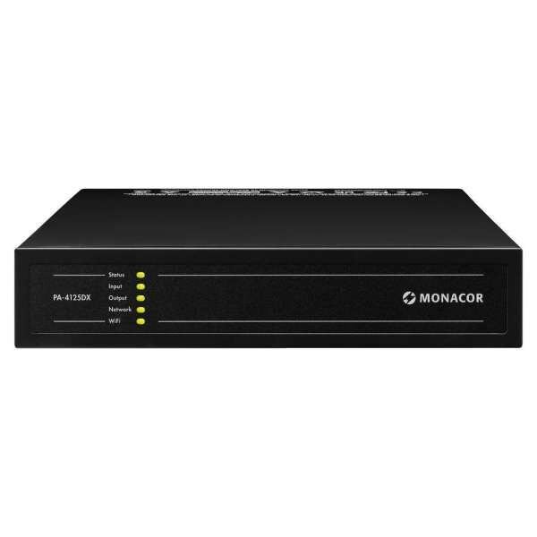 Monacor PA-4125DX 4-Zonen-Multifunktionsverstärker