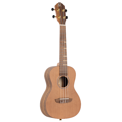 Ortega RUTI-CC-L Konzert Ukulele Ebenholz inkl. Tasche Linkshand Lefty