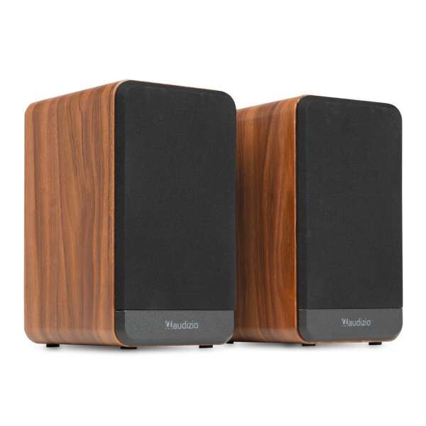 Audizio BS10 Aktives Regallautsprecher Set mit HDMI / Bluetooth 80W Wood