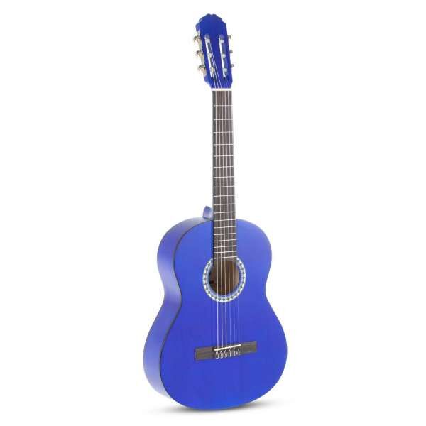 PURE GEWA Klassikgitarre Basic 3/4 transparent blau