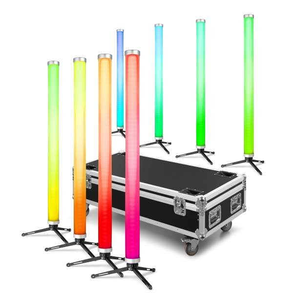 BeamZ Pro Kratos LED Tube70 Set RGBW Outdoor IP65 Akku W-DMX / Wifi