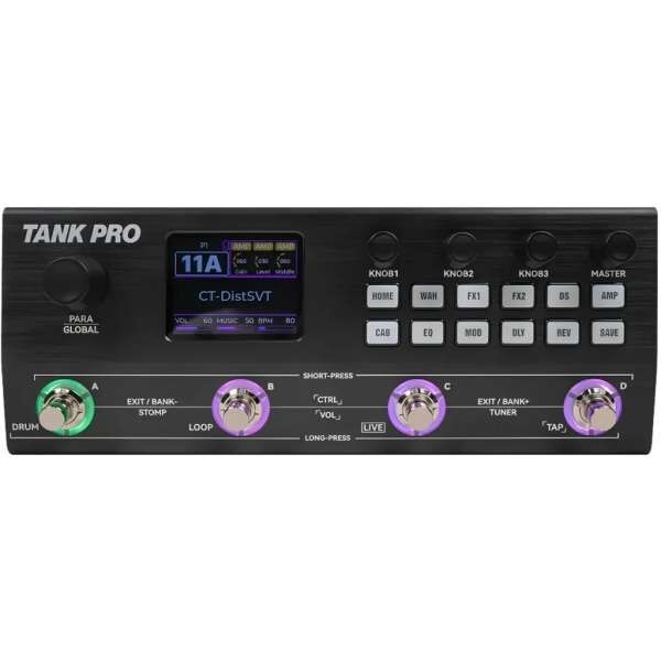 M-Vave Tank Pro Gitarren-Multieffektgerät