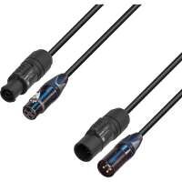Adam Hall Cables 5 STAR H TCON D 0500 Hybridkabel PowerCon True & XLR 5 m