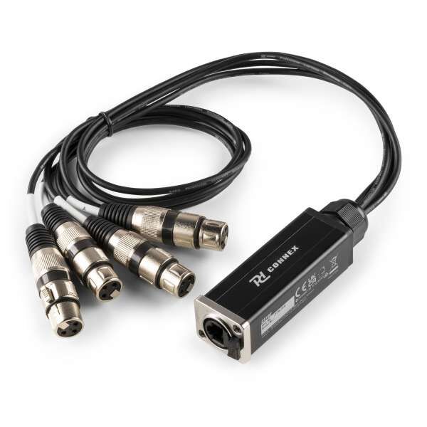 PD Connex CX192 CatCore 4 x XLR3 Female Splitter 0,7m