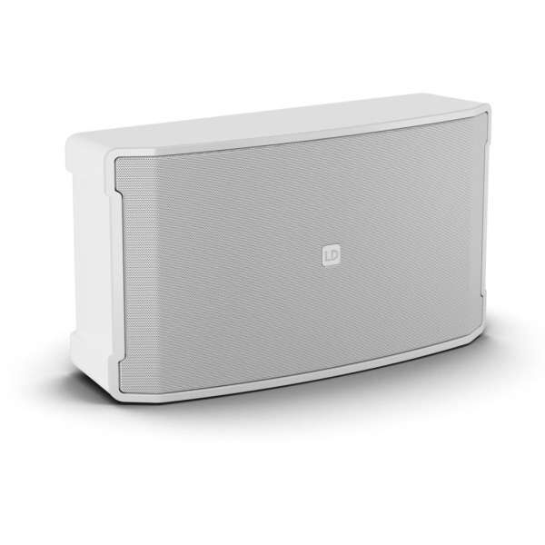 LD Systems DQOR SUB 8 A W- Aktiver Installations-Subwoofer mit integrierter Satellitenverstärkung, weiß