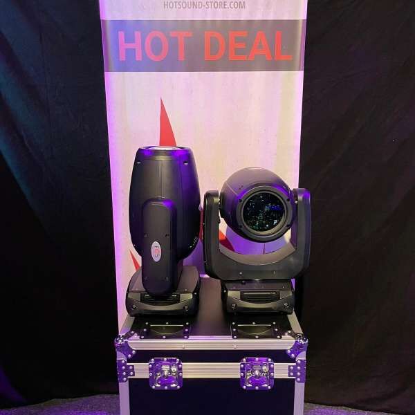 FOS Nitro BSW Tourset - 2 x BSW Moving Head mit Case B-Ware