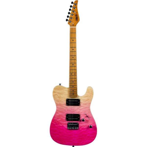 Jet Guitars JT-450 QTPK Transparent Pink