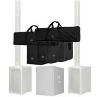 RCF EVOX J11 W SUB 15-AX W Extendet Tourset weiß mit Covern