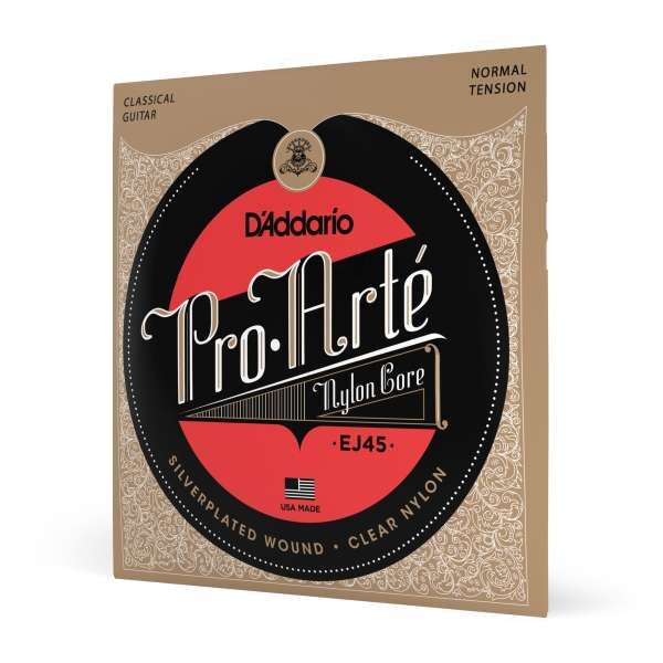 D'Addario EJ45 Pro-Arte Saiten für Klassikgitarre, Nylon, normale Spannung