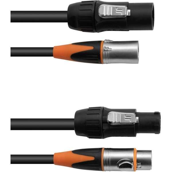 EUROLITE Kombikabel DT-2 DMX IP T-Con/3 Pin XLR 1,5m