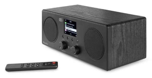 Audizio Bari Internet Radio mit DAB+ und FM sowie Bluetooth schwarz