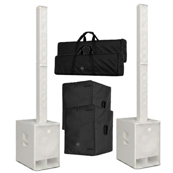 RCF EVOX V15 W Stereo Tourset mit Covern weiß