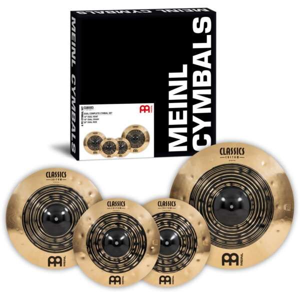 Meinl CCDU141620 Classics Custom Dual Complete Cymbal Set - 14" / 16" / 20"