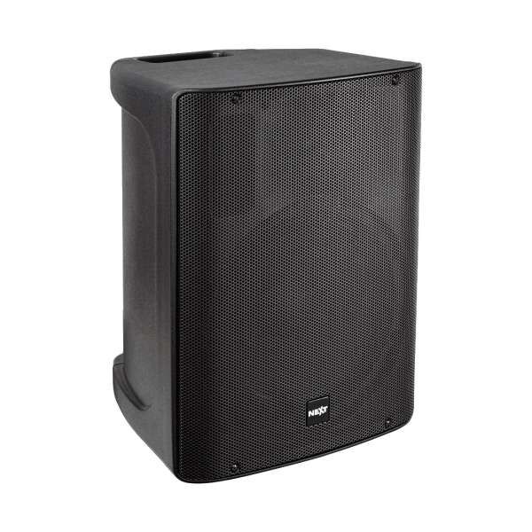 NEXT audiocom MV12 - aktiver Bluetooth-Lautsprecher mit Mixer 1100W