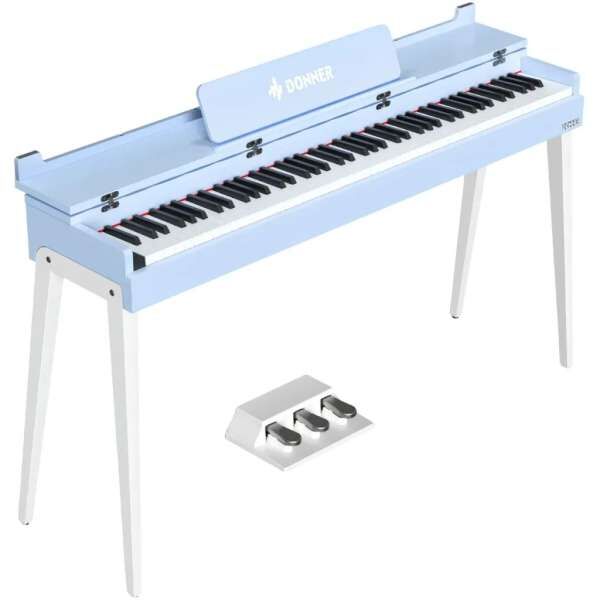 Donner Oura S200 Digital Piano Light Blue