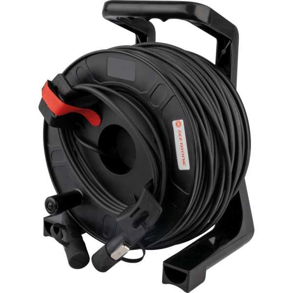 Seetronic 102074 Glasfaserkabel, Multimode 100 m auf Spule