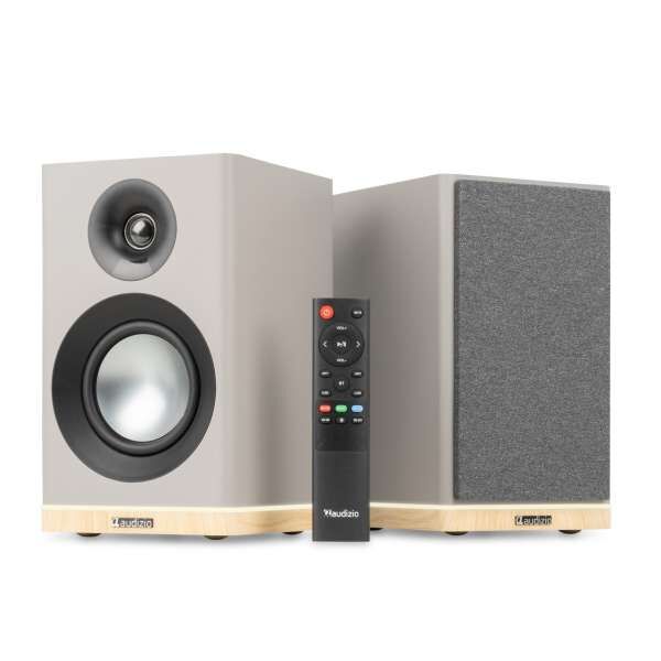 Audizio KS12 Aktives Regallautsprecher Set HDMI / Bluetooth 80W BT Grey