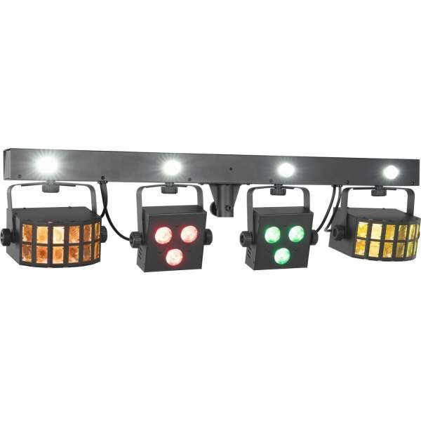 BeamZ Showbar FREE2 Lichtanlage 2x PAR and 2x Derby und Strobe
