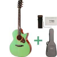 Tyma TG5E LIVE MG Westerngitarre green