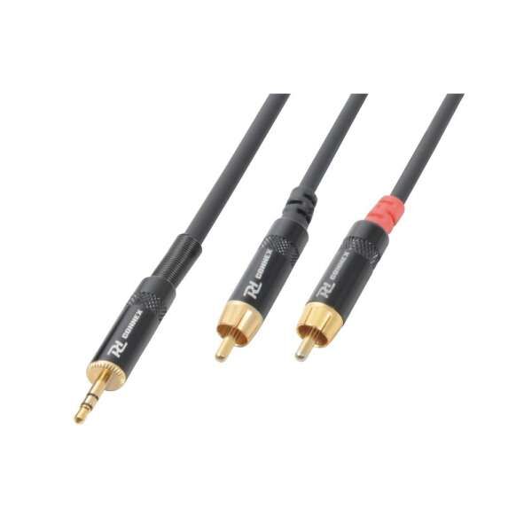 PD Connex Adapterkabel Miniklinke 3,5mm / 2x Cinch (RCA) male 6m