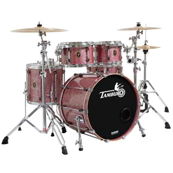 Tamburo UNIKA 522 FR Premium Schlagzeug Shellset Fantasy Red Finish