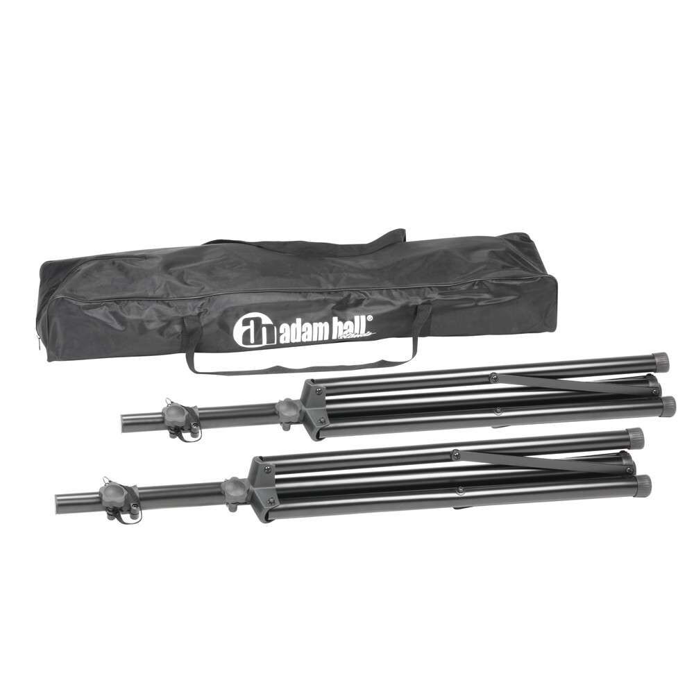 Adam Hall Boxenständer Set - 2 Stück Höhenverstellbar Von 125-195 Cm