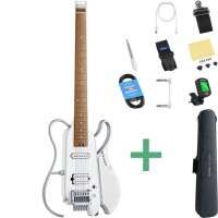 Donner Hush-X Live Gitarre white