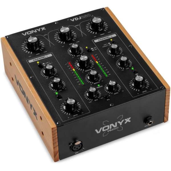Vonyx VDJ250 2 Kanal DJ Rotary Mixer