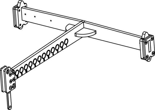 Axiom KPTAX2065 Flybar für AX2065 Line Array Module